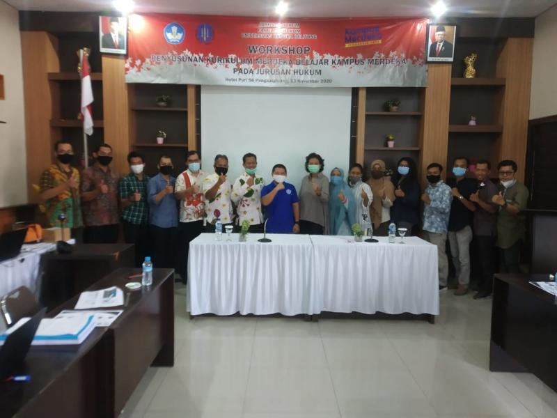 Jurusan Hukum Selenggarakan Workshop Penyusunan Kurikulum MBKM